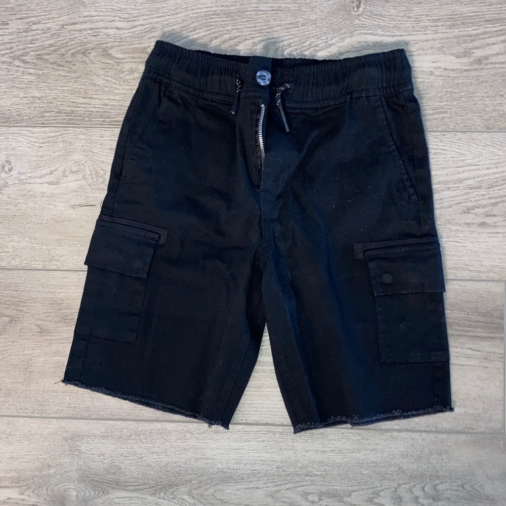 Boys navy cargo shorts